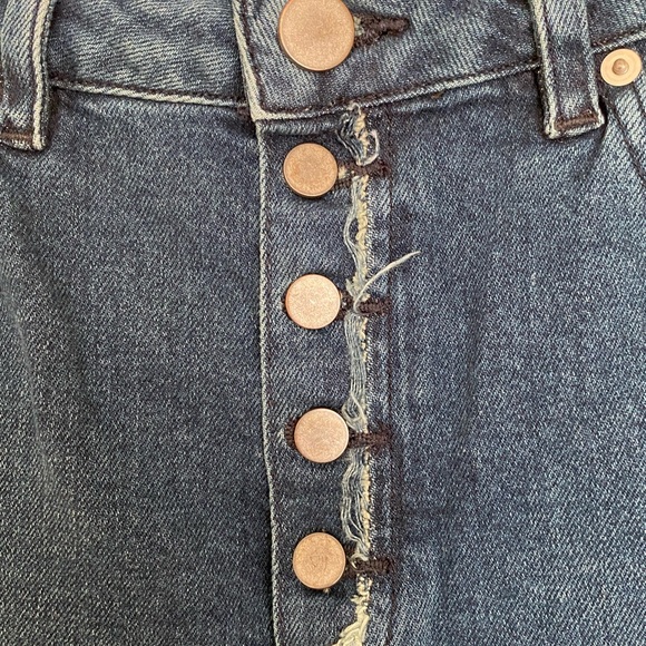 Asos high waisted button fly jeans. Sz 30 - Picture 6 of 8